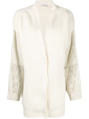 【新品】PHILOSOPHY DI LORENZO SERAFINIカーディガン PHILOSOPHY DI LORENZO SERAFINI Embroidered brushed knitted