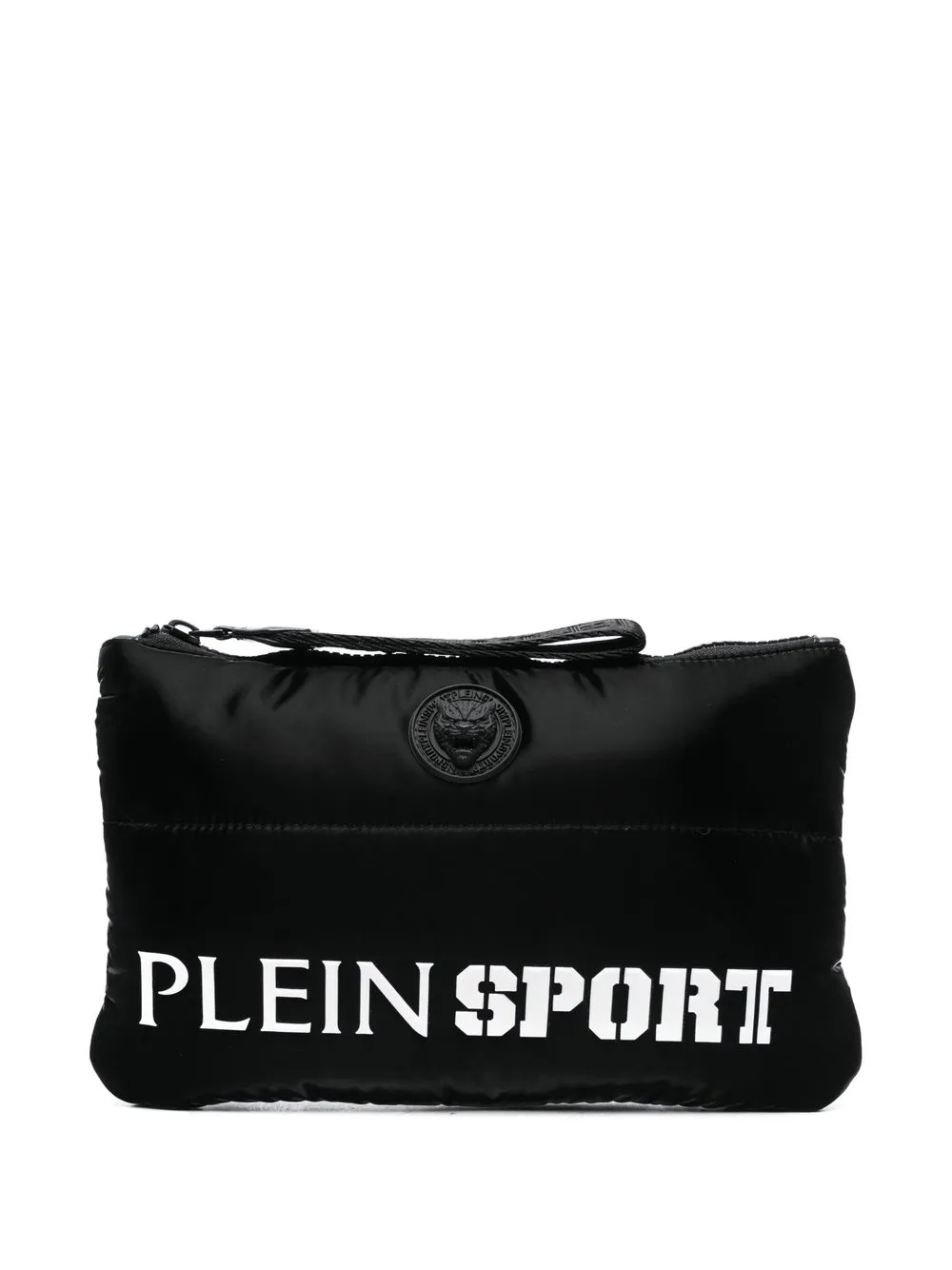 

Plein Sport bolsa de mano con aplique del logo - Negro