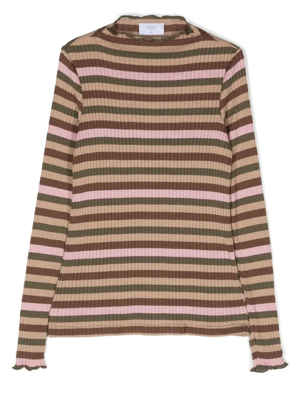 

PAADE MODE TEEN striped rib-knit jumper - Brown