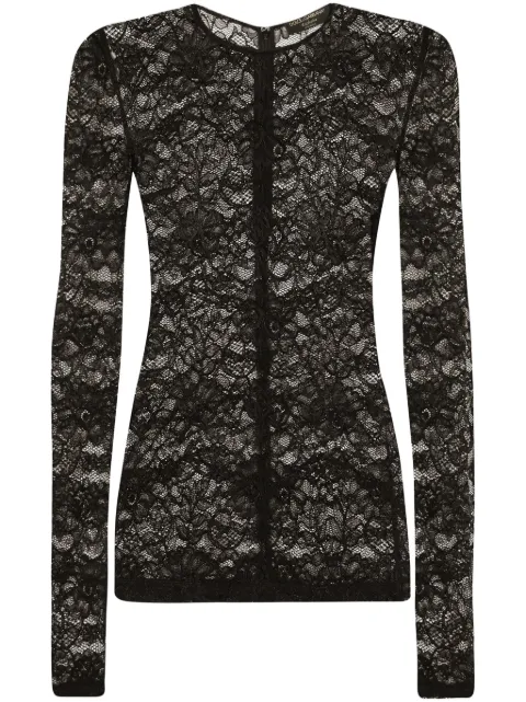 Dolce & Gabbana top de encaje