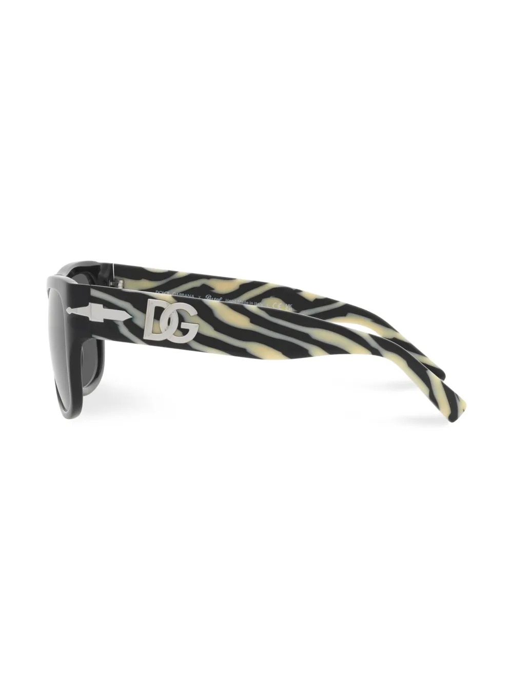 Dolce & Gabbana X Persol Square-frame Sunglasses In Black