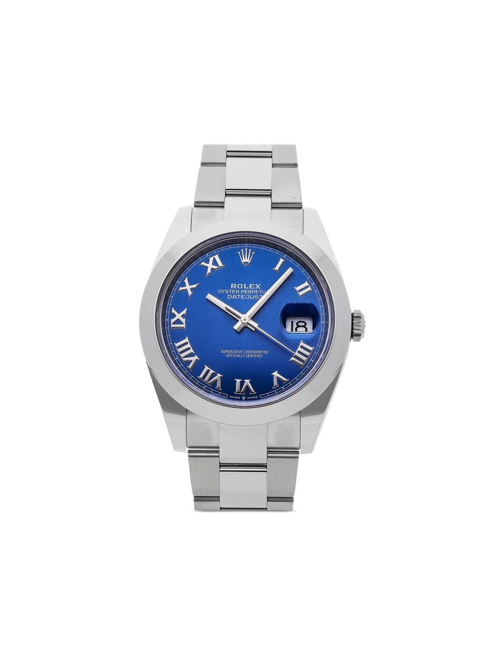 

Rolex reloj Datejust de 41mm 2021 pre-owned - Azul