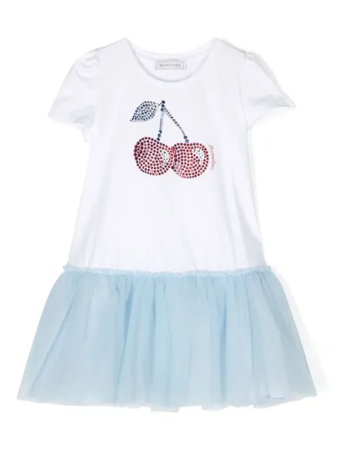 Monnalisa T-Shirtkleid mit Tüll