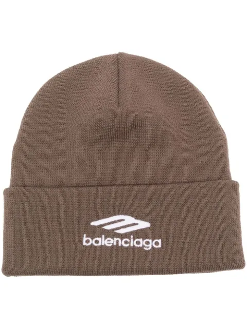 Balenciaga bonnet à logo brodé