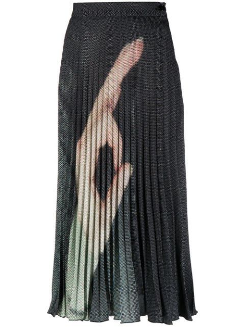 MM6 Maison Margiela high-waisted pleated skirt Women