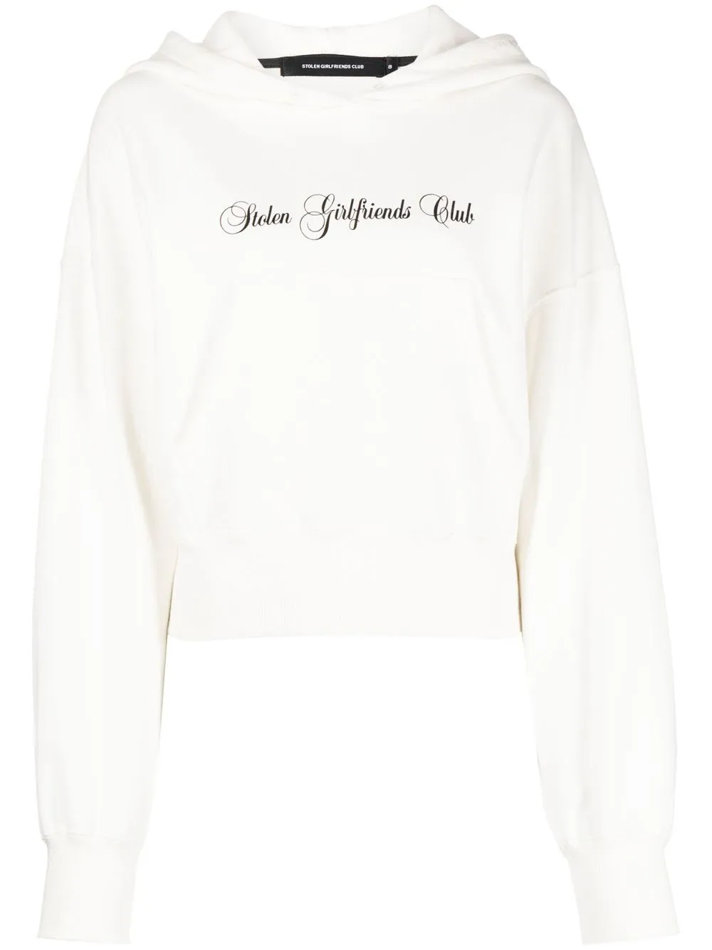 

Stolen Girlfriends Club graphic-print cotton hoodie - White
