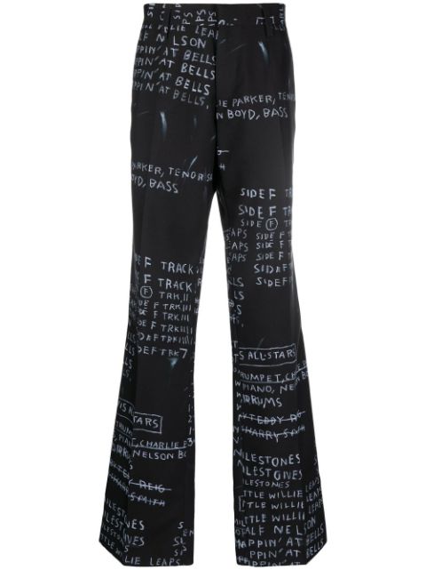 MISBHV Discography flared trousers