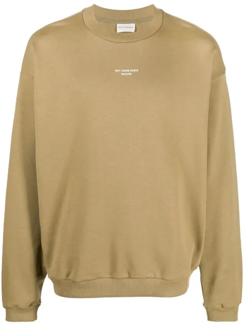 Drôle De Monsieur logo-print crew-neck sweatshirt