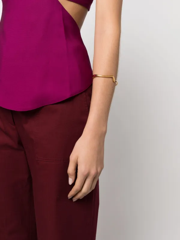 Missoma Molten Wave Cuff Bracelet | Gold | FARFETCH AZ