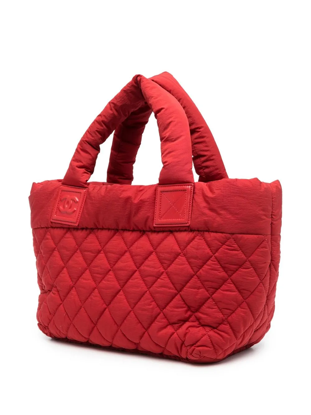 Pre-owned Chanel 2009-2010 Coco Cocoon Handbag In Red