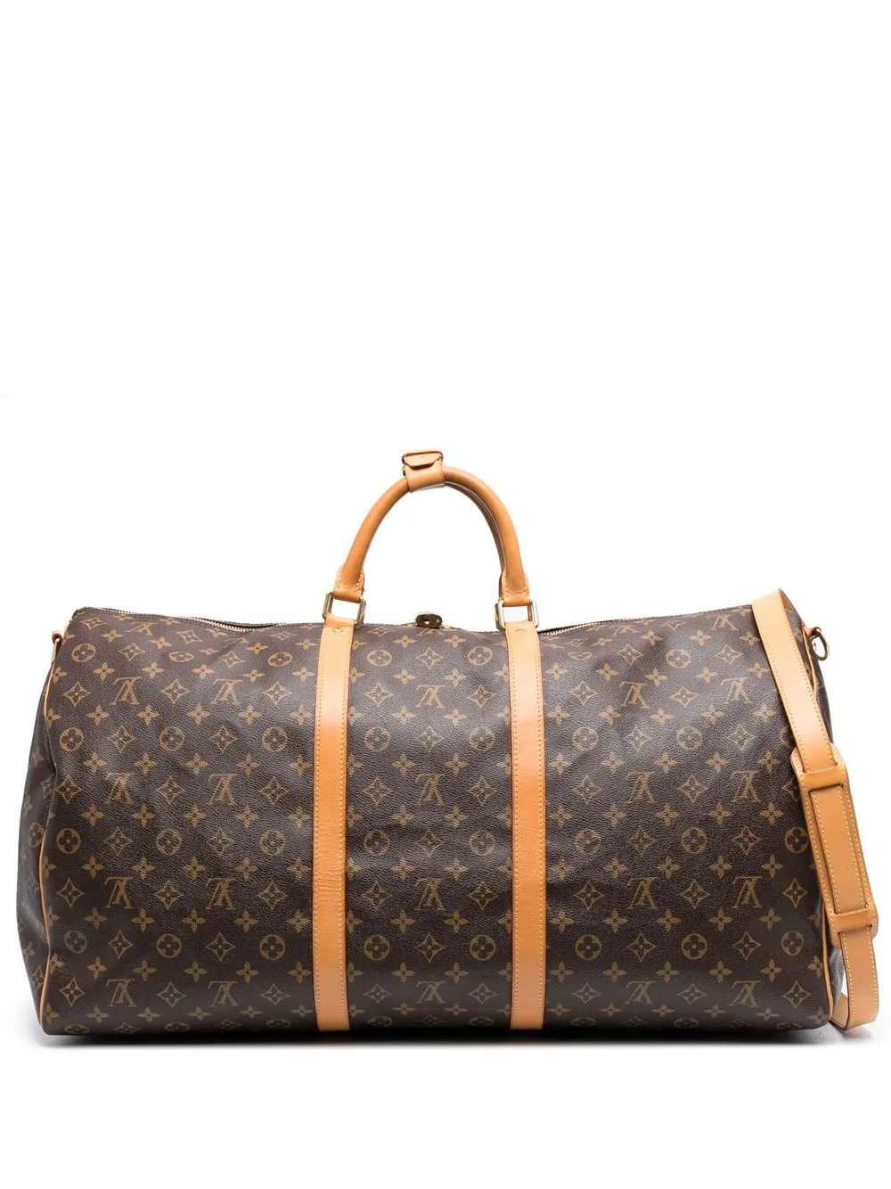 

Louis Vuitton 2008 pre-owned Keepall 60 Bandouliere 2way bag - Brown