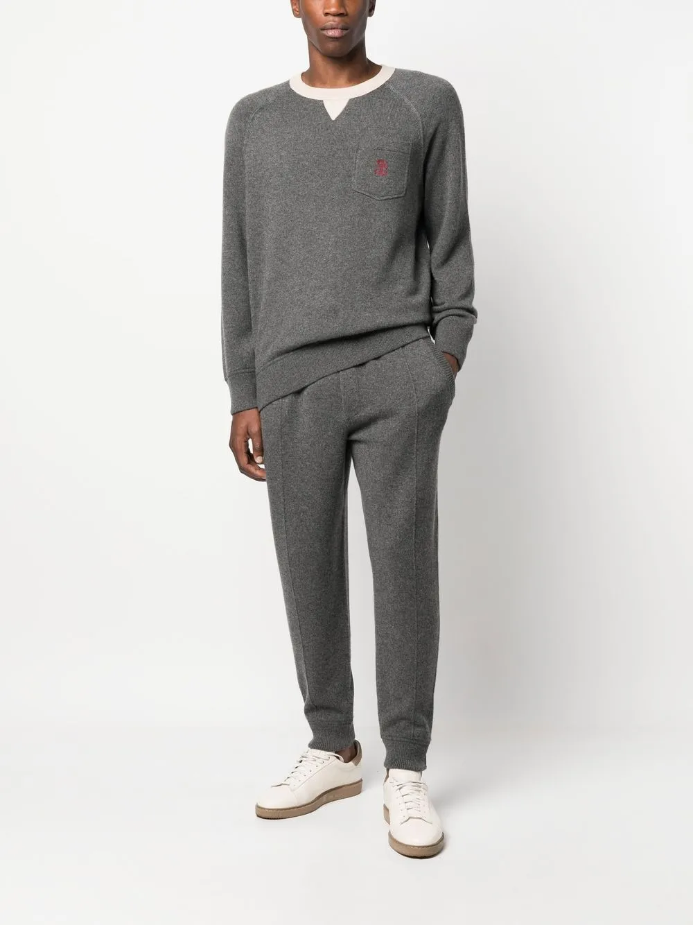 BRUNELLO CUCINELLI　カシミヤ　ニット BRUNELLO CUCINELLI カシミヤ92% デザインニット