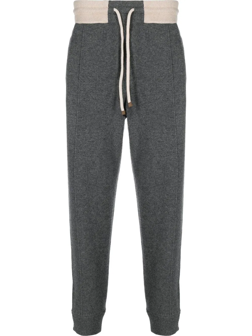 

Brunello Cucinelli fine knit cashmere trousers - Grey
