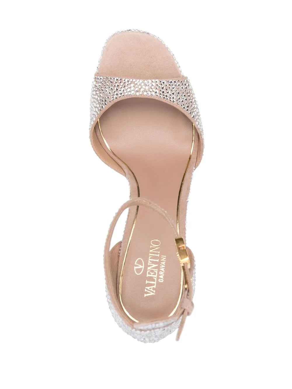 Valentino Tan-go 155mm Platform Sandals In Neutrals