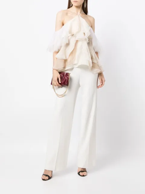 Maticevski Melodic ruffle top