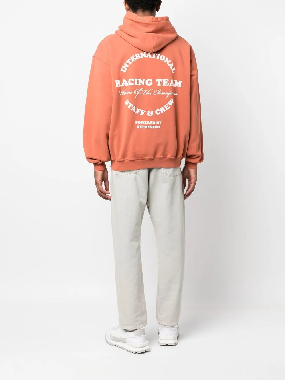 Represent Hoodie met logoprint - Oranje