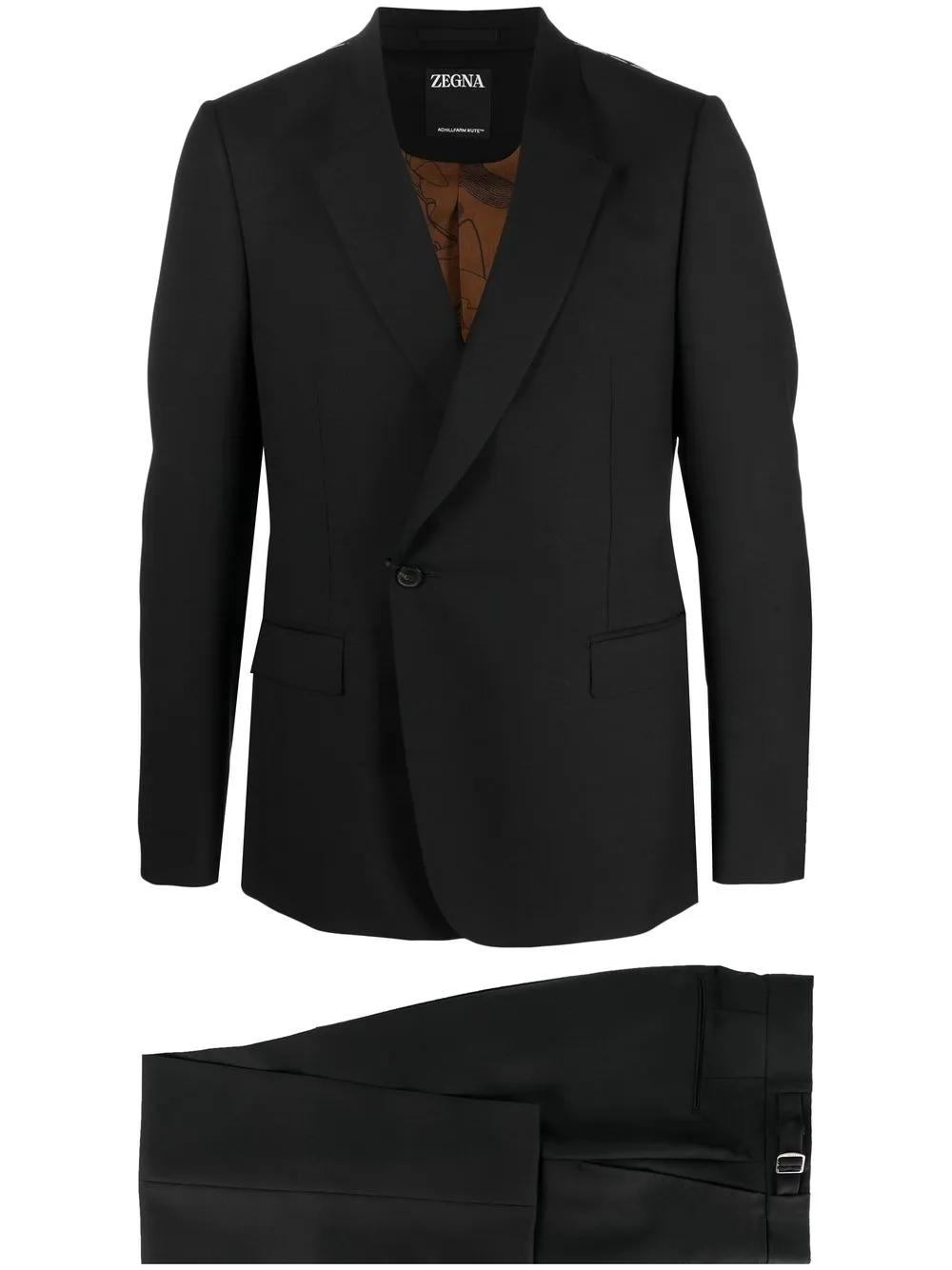 

Zegna two-piece wool suit - Negro