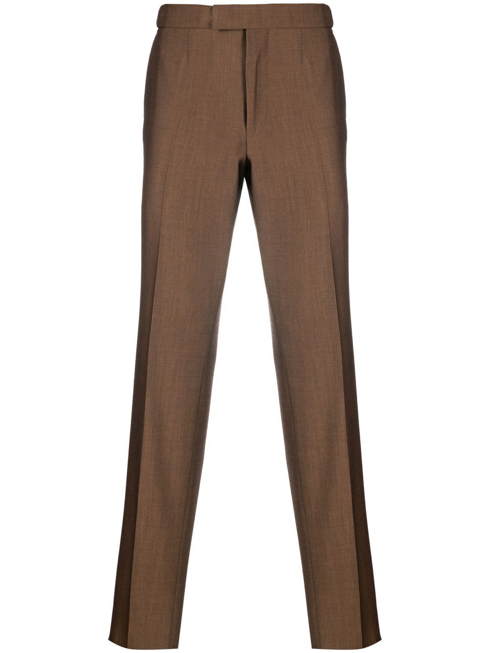 Zegna tapered suit trousers Bruin