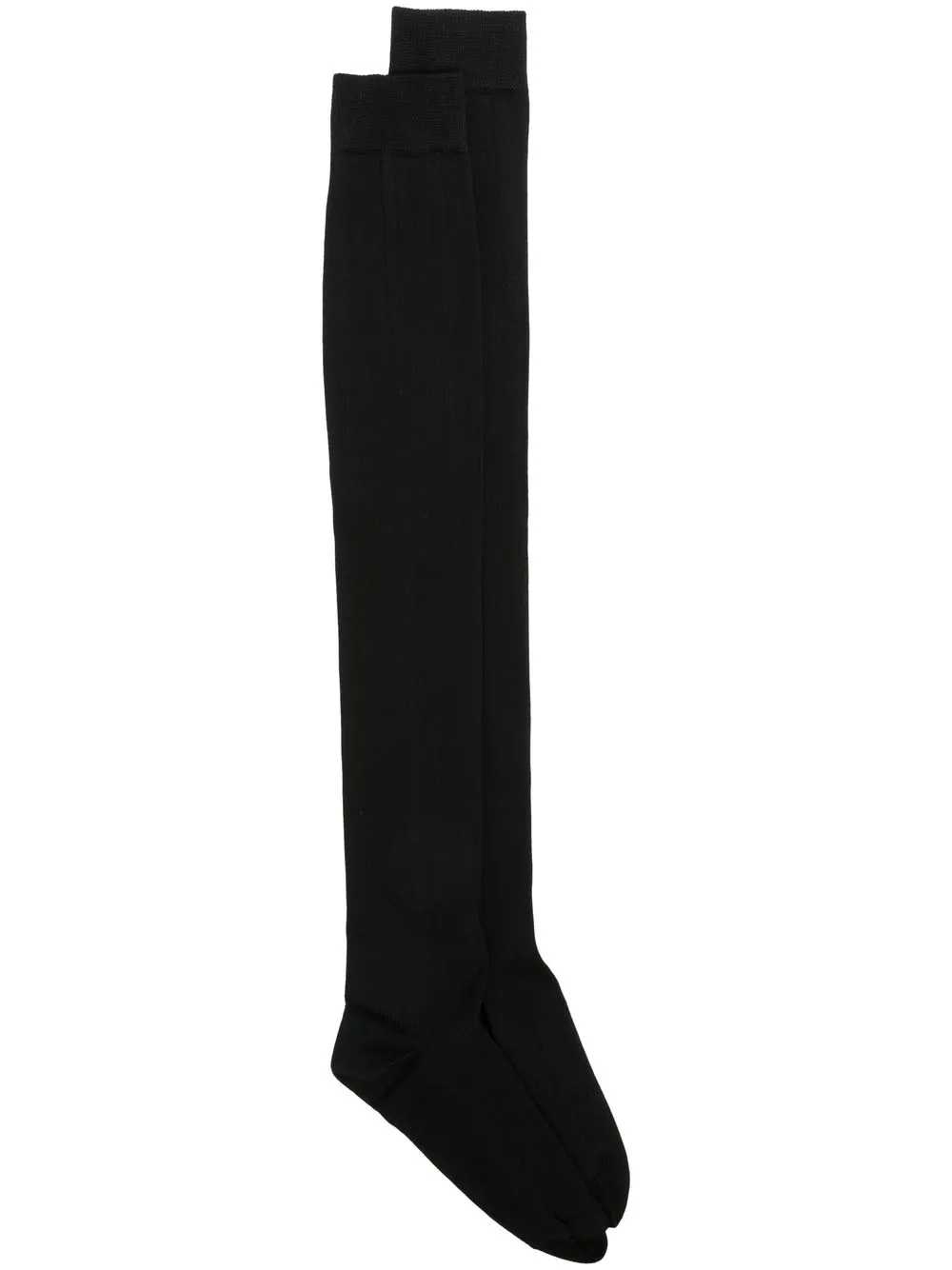 Maison Margiela calcetines altos Tabby - Negro