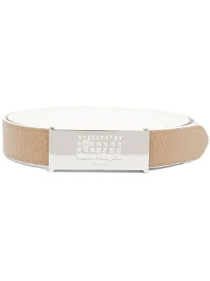 Maison Margiela square-buckle Leather Belt - Farfetch