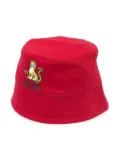 Kenzo Kids Tiger-print bucket hat - Red