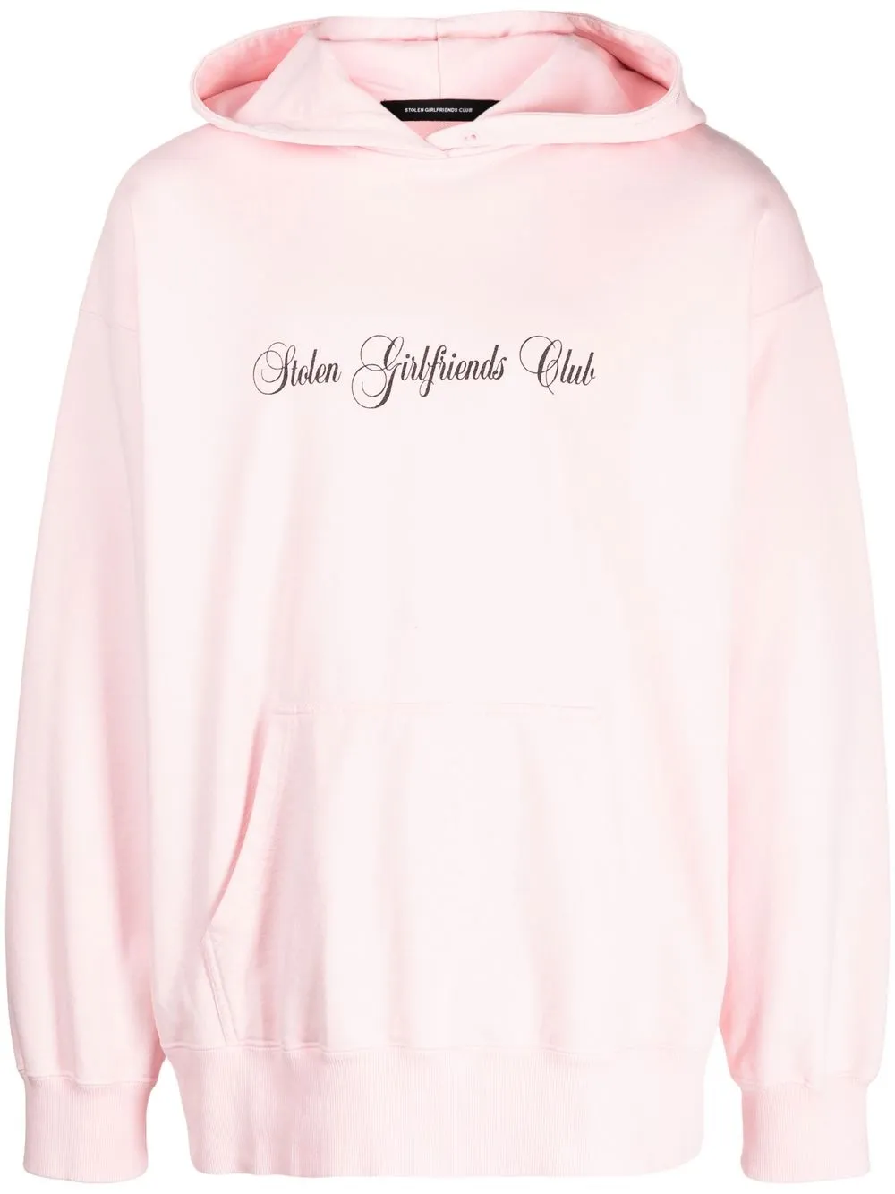

Stolen Girlfriends Club Script Logo-print hoodie - Pink