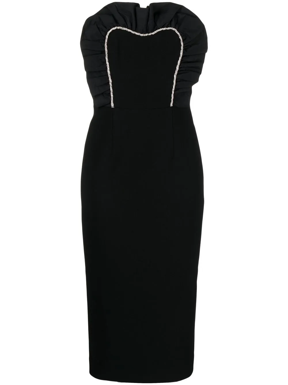 

Rebecca Vallance vestido midi Katie - Negro