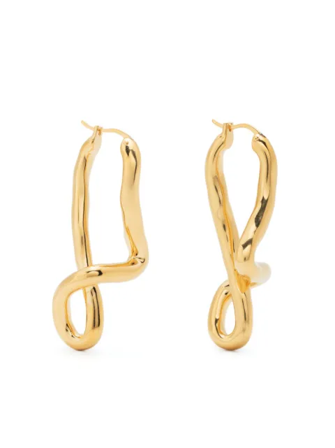 Missoma Molten twisted hoop earrings