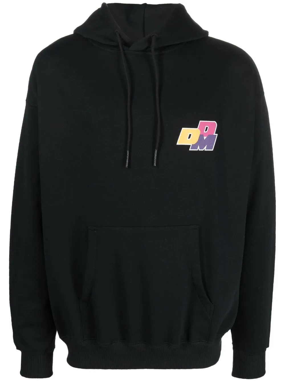 

Drôle De Monsieur hoodie con logo estampado - Negro