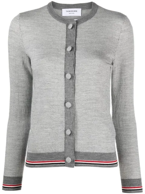 Thom Browne Cardigan mit rundem Ausschnitt
