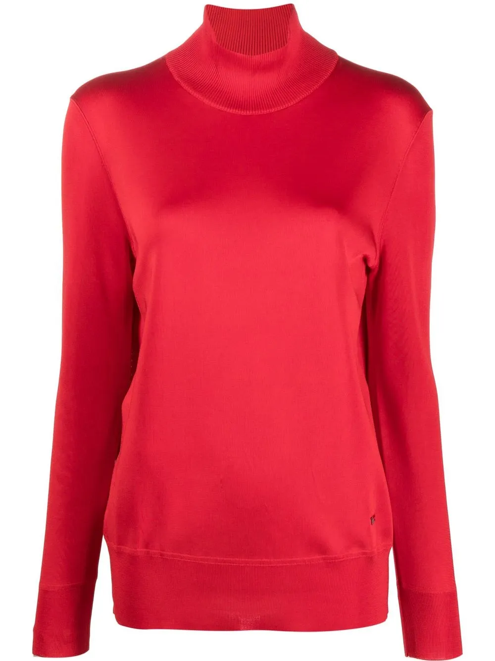 

TOM FORD silk roll-neck jumper - Red