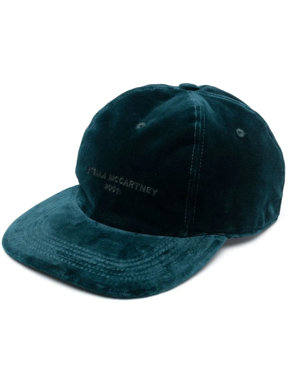 

Stella McCartney logo-embroidered cap - Green
