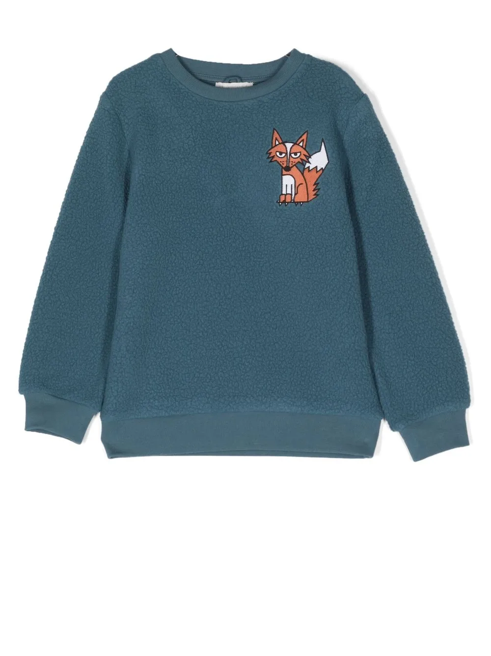 

Stella McCartney Kids patch-detail crew neck sweatshirt - Blue