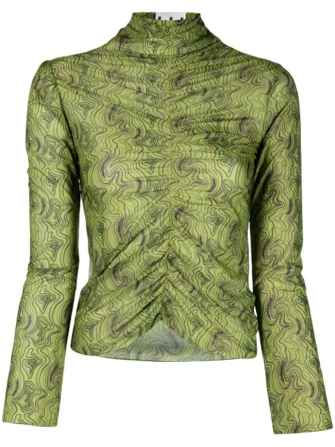 AVAVAV abstract-print long-sleeve top