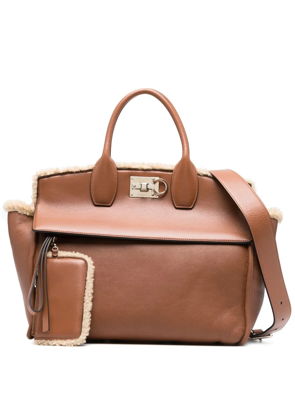 

Salvatore Ferragamo tote Studio - Marrón