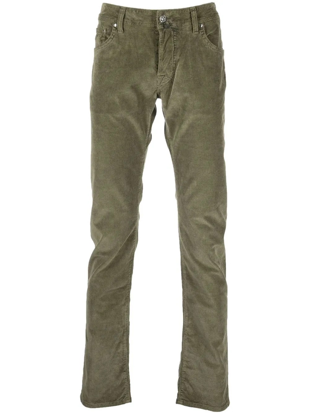 

Jacob Cohen pantalones de pana rectos - Verde