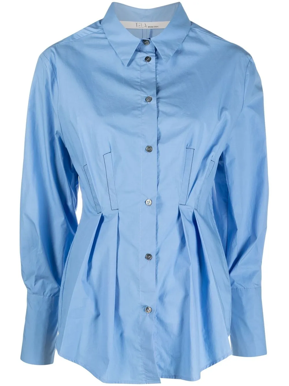 

Tela long-sleeve button-up shirt - Blue