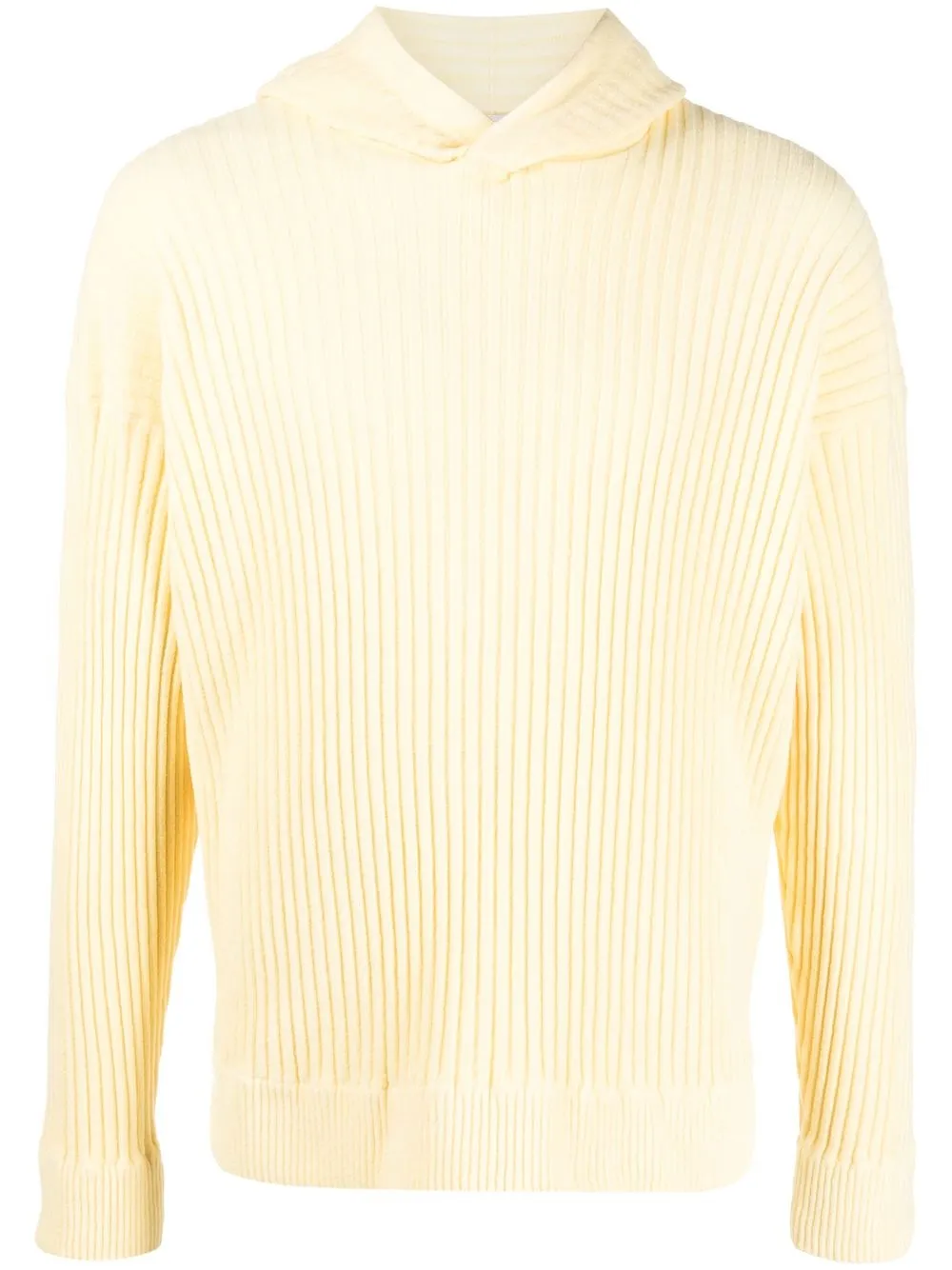 

Bonsai ribbed cotton hoodie - Yellow