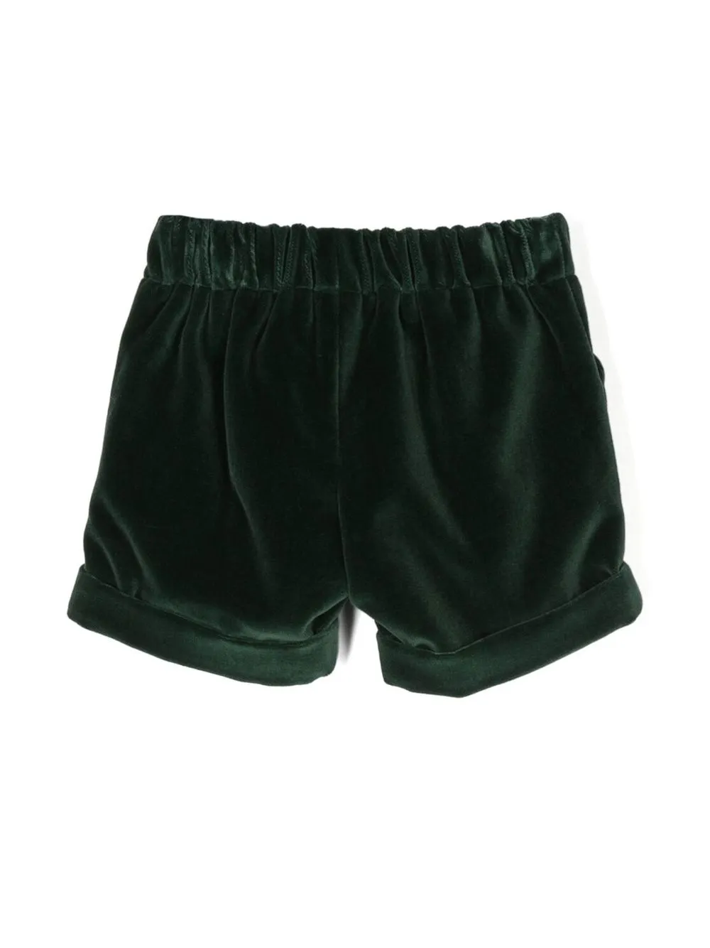 La Stupenderia Shorts met fluwelen-effect - Groen