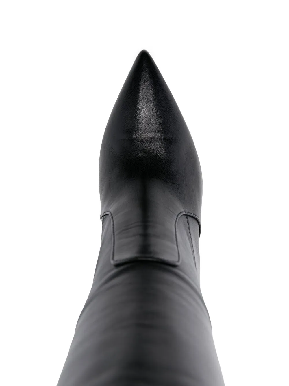 Shop Gianvito Rossi Hansen 85mm Leather Boots In Black