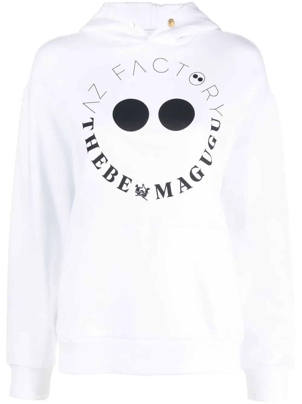 

Thebe Magugu hoodie de Thebe Magugu x AZ Factory - Blanco