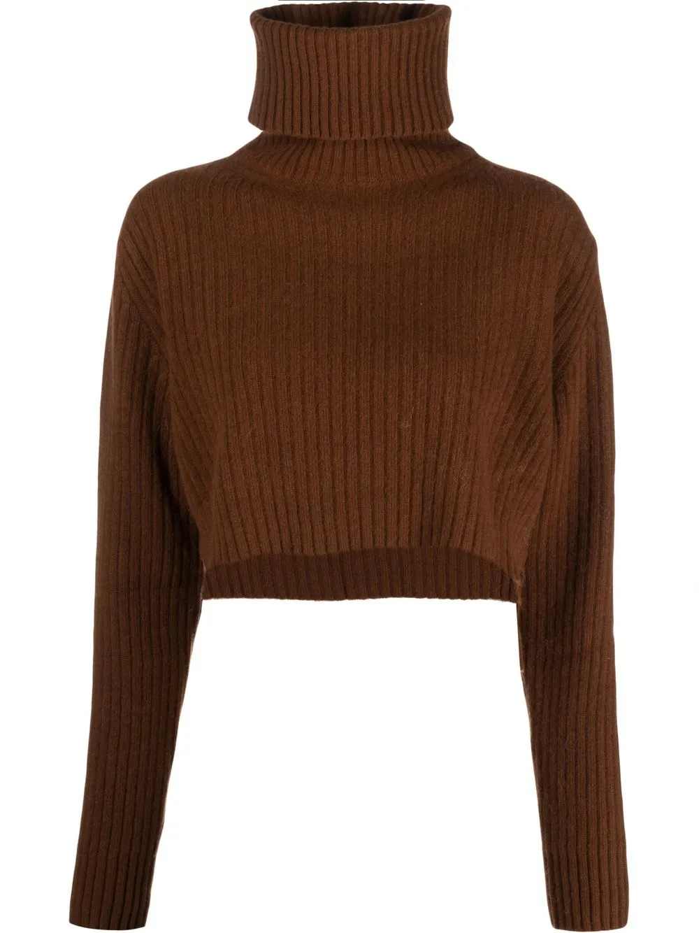 

Laneus wool roll-neck jumper - Brown