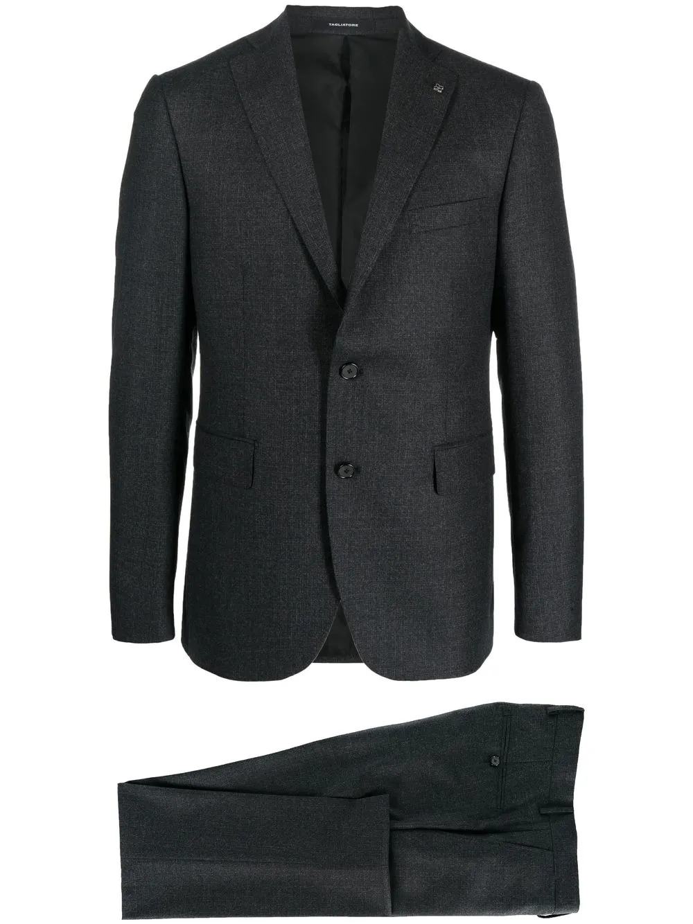 

Tagliatore single-breasted virgin-wool suit - Grey