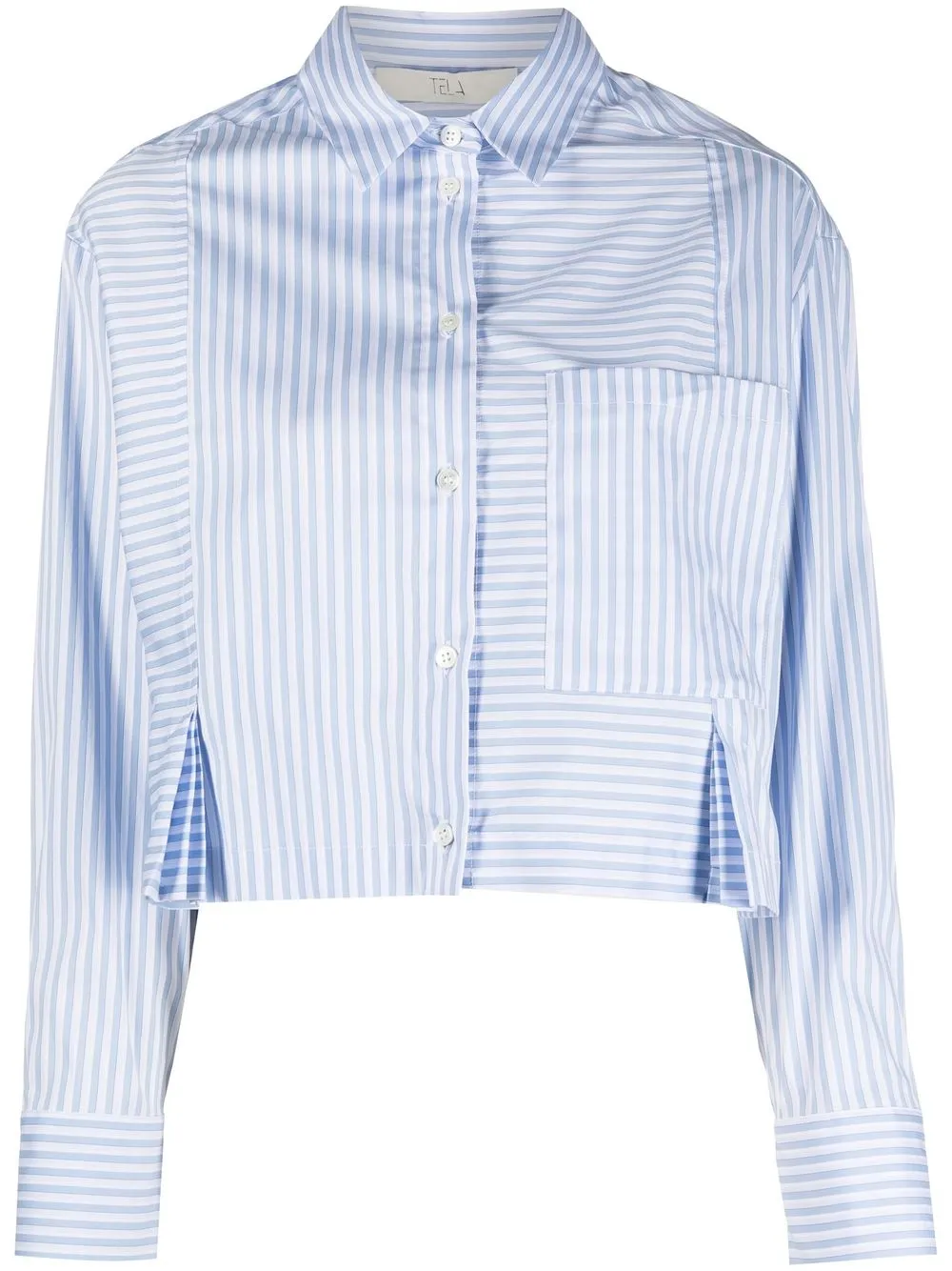 

Tela long-sleeve striped shirt - Blue