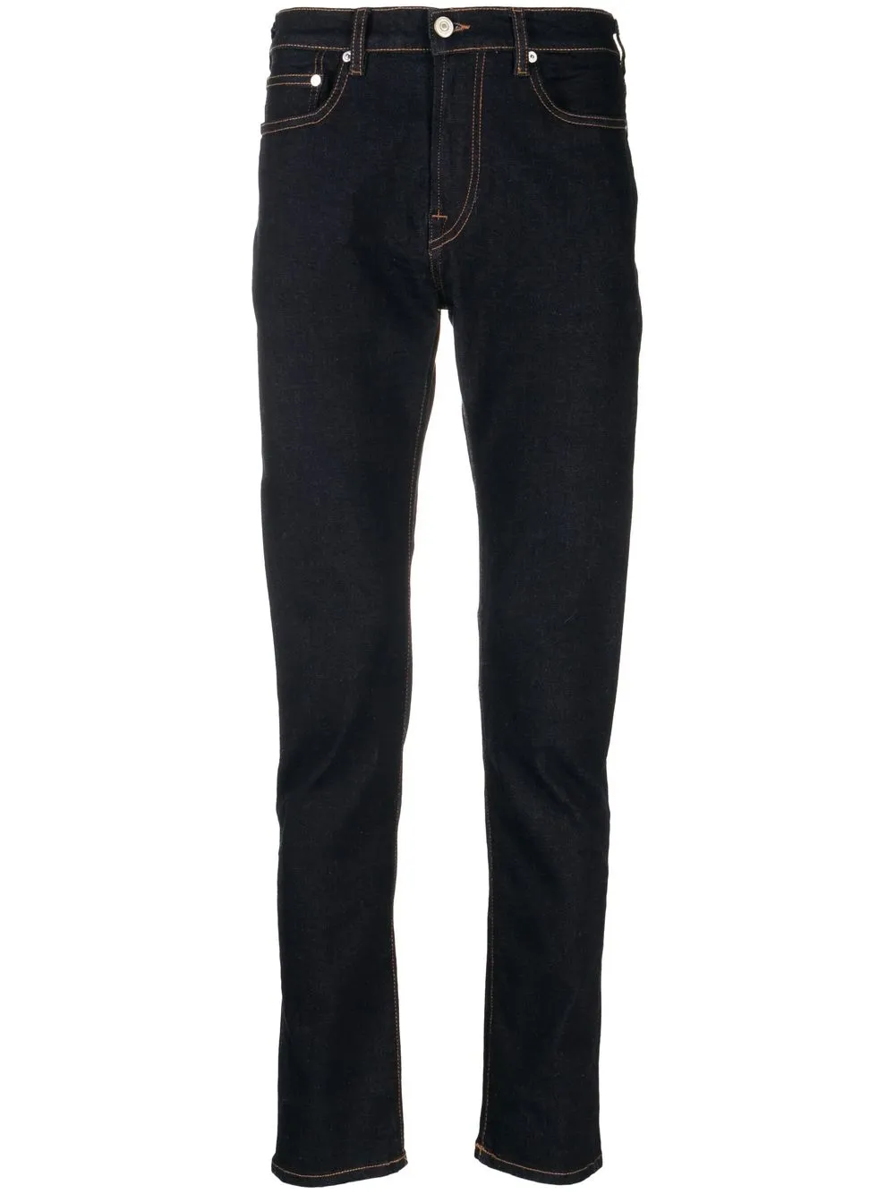

PS Paul Smith mid-rise straight-leg jeans - Blue