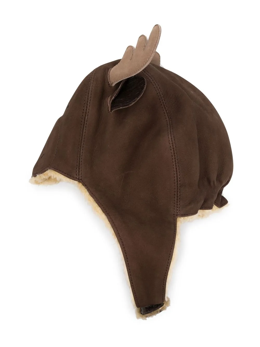 

Donsje antlers leather hat - Brown