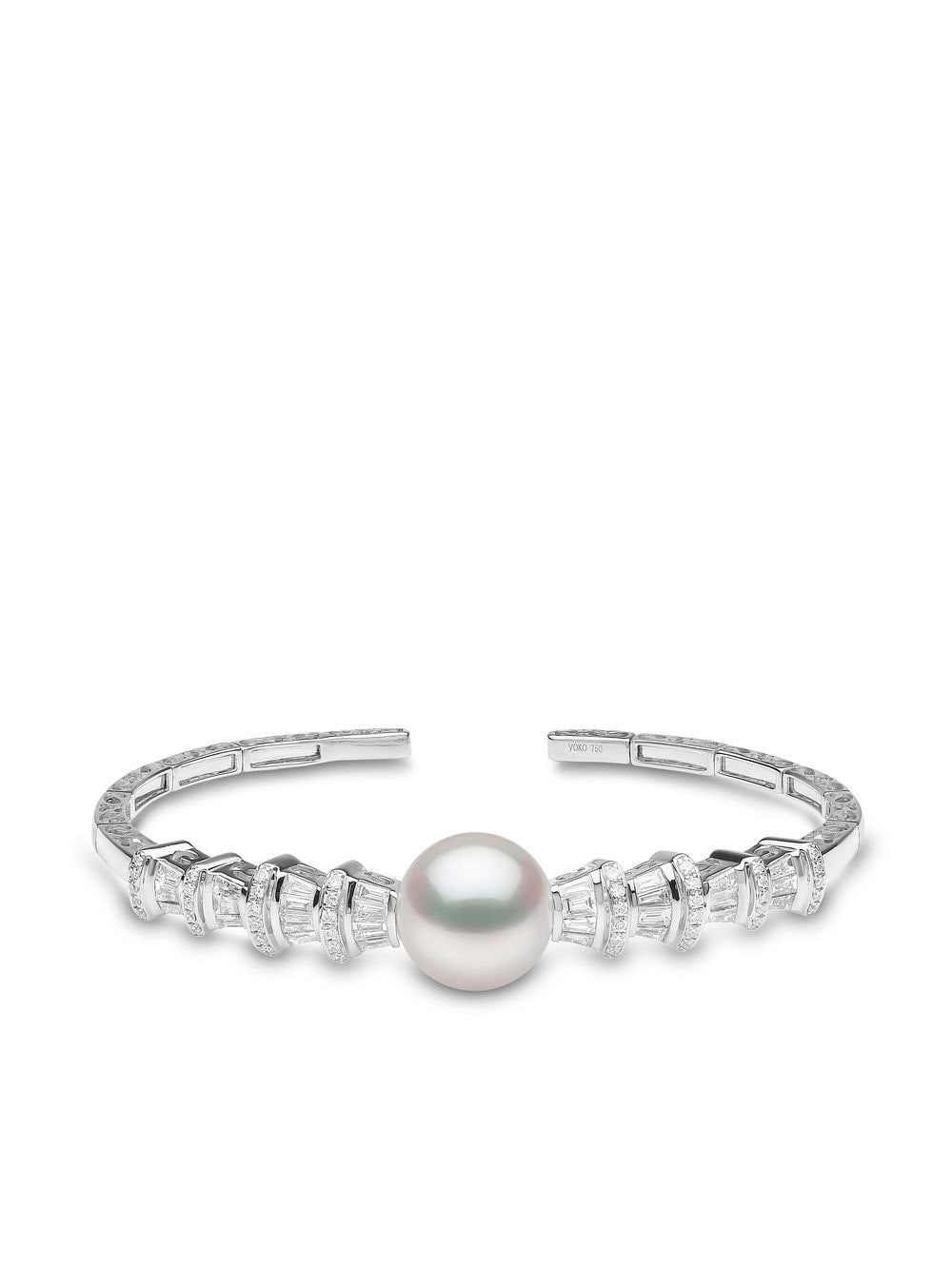 18kt white gold Starlight South Sea pearl and diamond bracelet