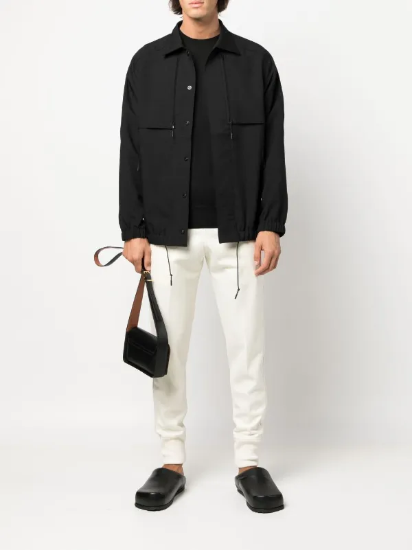 Pantalon De Jogging JIL SANDER Taille XL - Coton Off-white à Cordon - Coupe Relaxed - Neuf Avec étiquettes