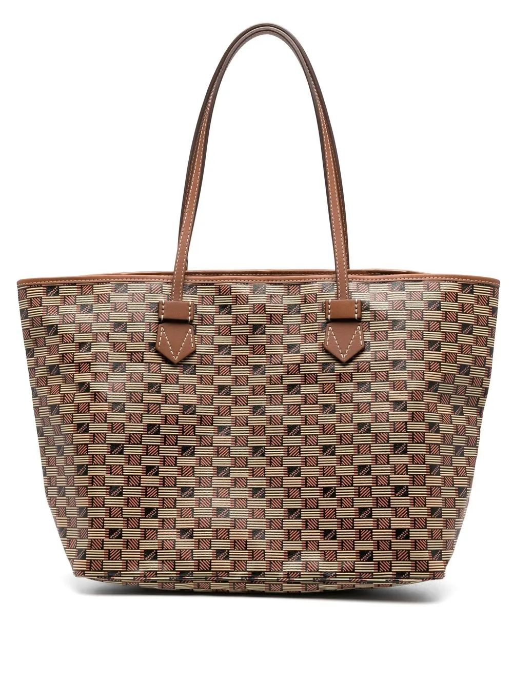 

Moreau Celestin monogram tote bag - Brown