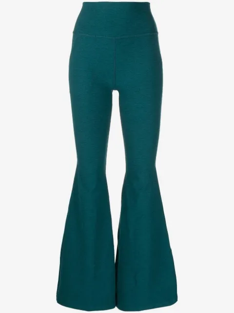 Beyond Yoga Spacedye high-waisted flared trousers